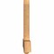 Ekena Millwork Eugene Smooth Timber Gable Bracket, Western Red Cedar, 60"W x 30"H x 3 1/2"D x 5 1/2"F, 12/12 Pitch GBW060X30X0406EUG00SWR - alternate 2